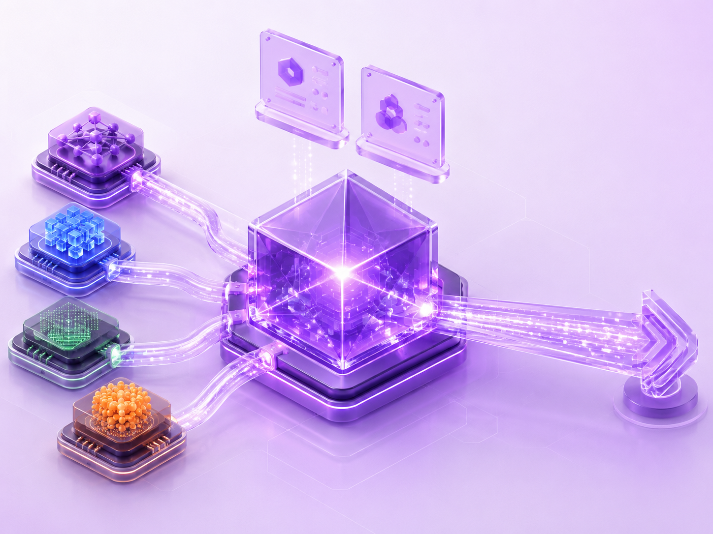 EngiAPI4AI 多 AI 混合团队聚合 API 网关插画